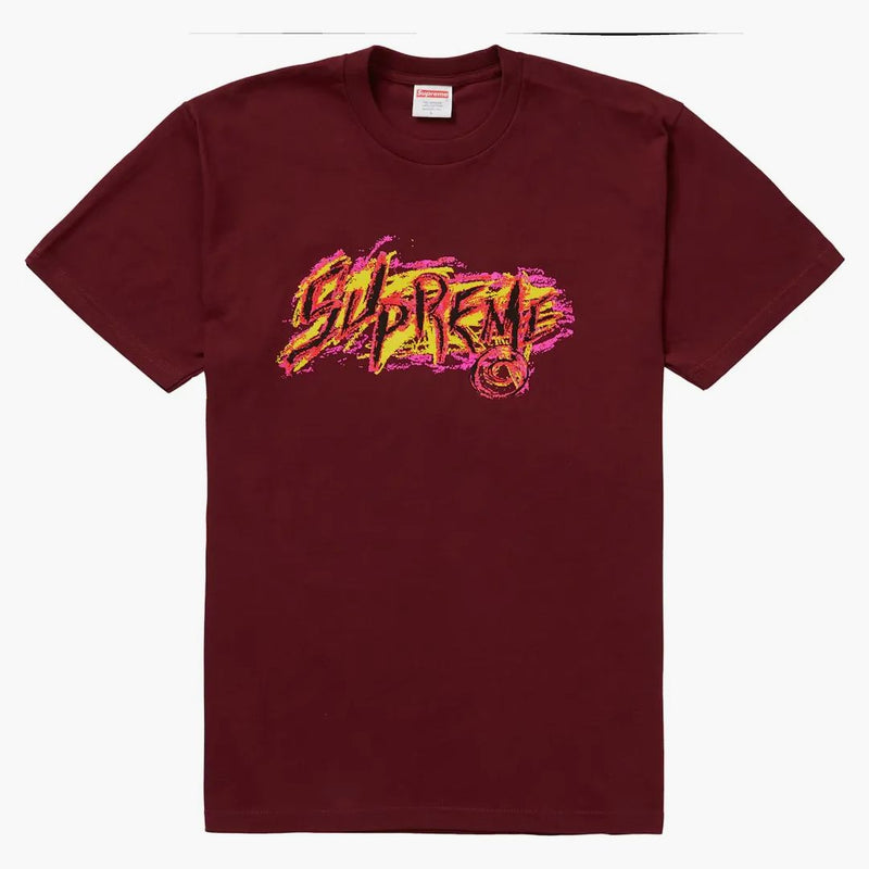 Supreme scratch tea burgundy