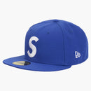 Supreme Screw Ball S Logo New Era 59fifty Fitted Hat Royal
