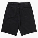 Sceneggiatura suprema baggy jeans short lavato nero