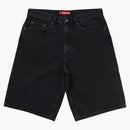 Sceneggiatura suprema baggy jeans short lavato nero