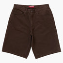 Supreme Script Baggy Denim Short Brown