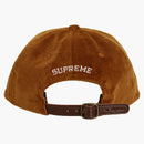 Supreme Script Corduroy 6-panel Burnt Orange