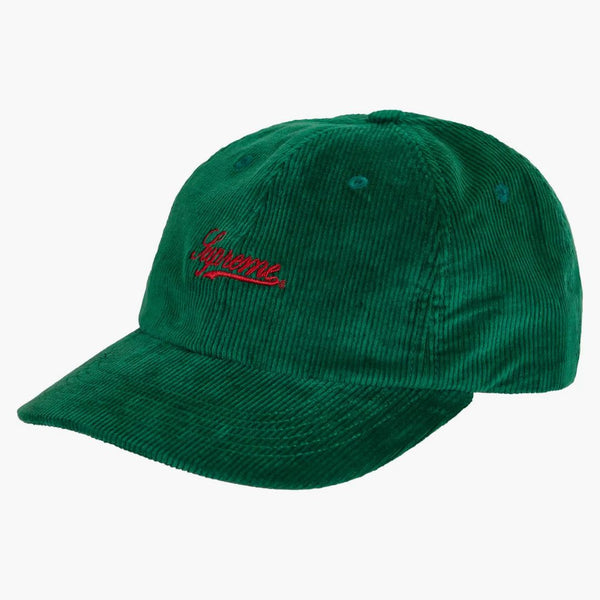 Supreme Script Corduroy 6-panel Green
