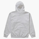 Supreme script hooded sweatshirt Ash gray
