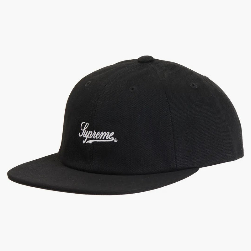 Supreme Script Logo 6 Panel Ss24 Black
