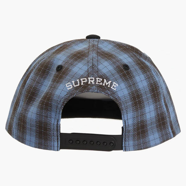Nejvyšší logo skriptu 6 panel SS24 Blue Plaid