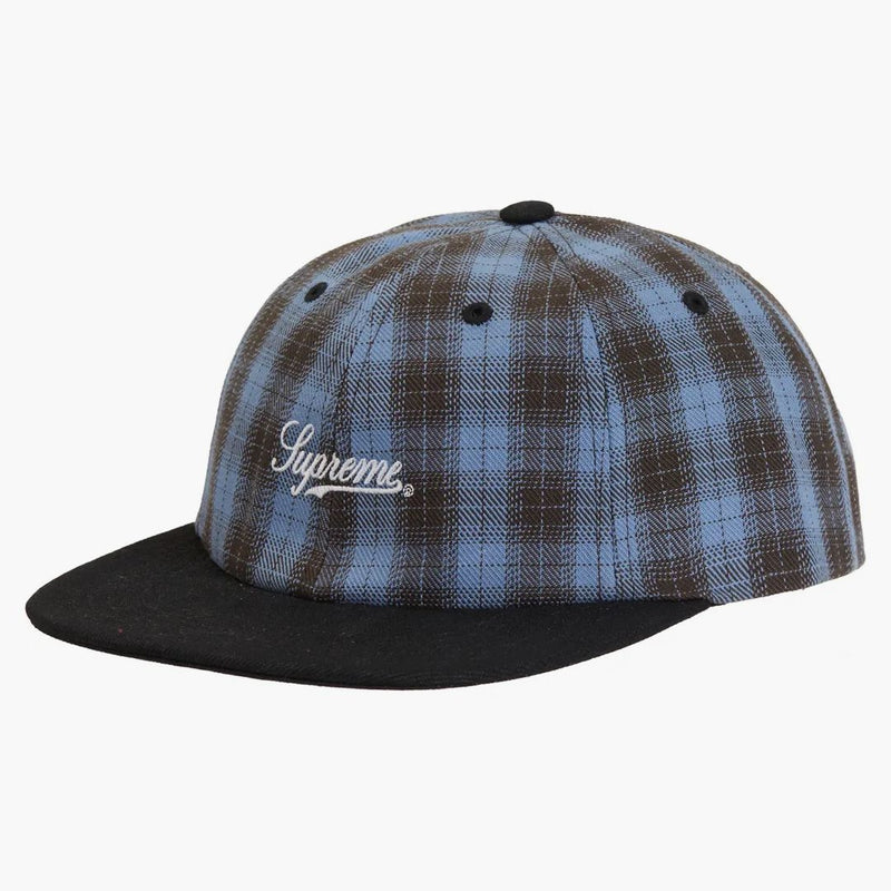 Nejvyšší logo skriptu 6 panel SS24 Blue Plaid