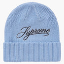 Supreme Script Logo Geanie Light Blue