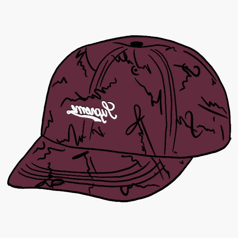 Supreme Script Logos 6-panel Purple
