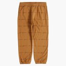 Najwyższy skrypt Stripe Sweatpant Dark Musztarda