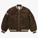Supreme Second to None Ma-1 Jacket Brown