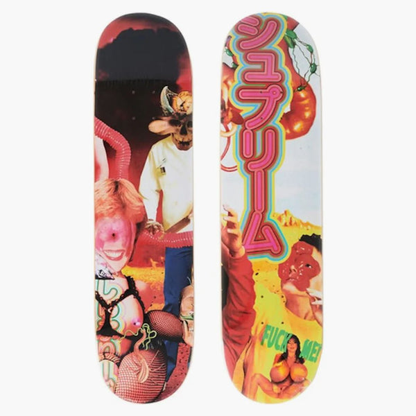 Sucreme Sekintani la Norihiro Skateboard Deck Pink/Yellow Set