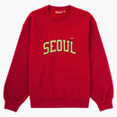 Supreme Seoul Shop Small Box Crewneck Red