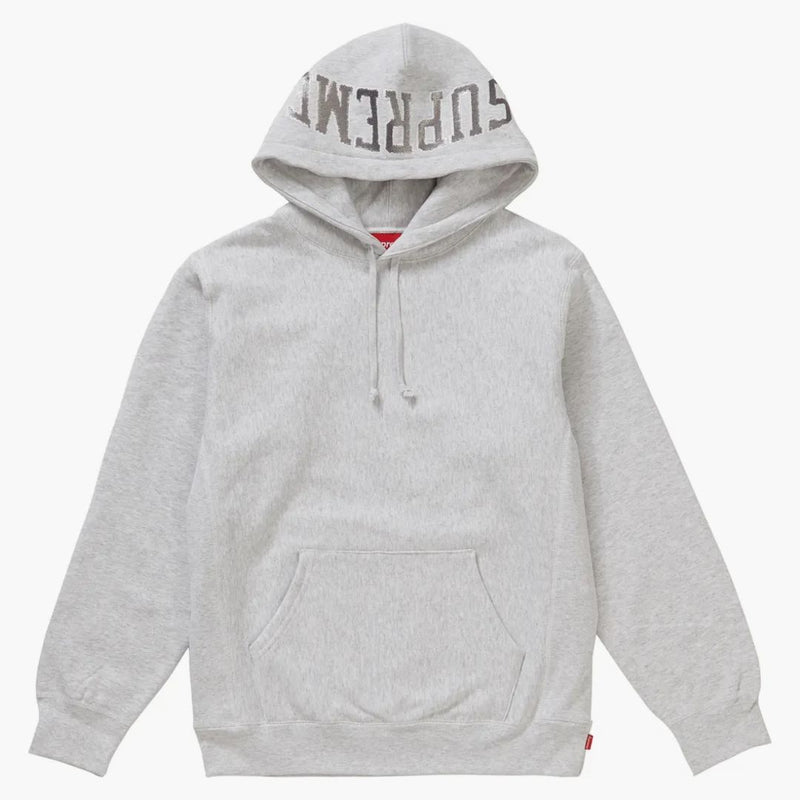 Supreme Sequin Arc Hooded Sweatshirt Ash Grey