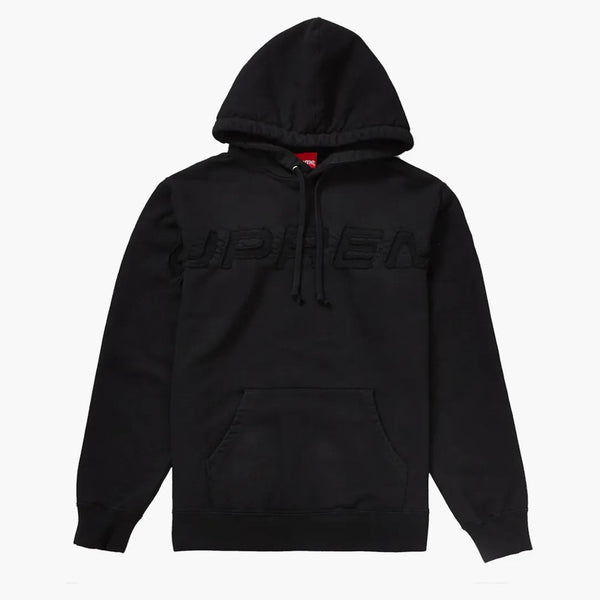 Supreme Set in logo hooded tröja svart
