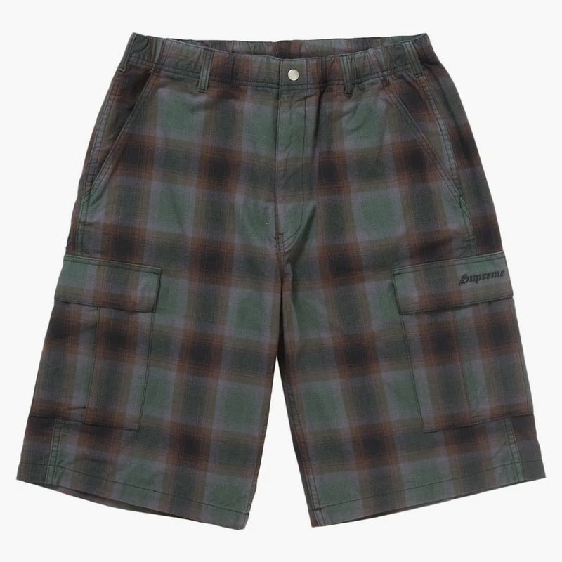 Y*K様 Supreme Shadow Plaid Cargo Short Bl Buy Supreme Shadow Plaid Cargo Short 'Black' - SS25SH5 BLACK