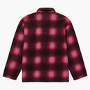 Supreme Shadow Plaid Fleece Shirt Red