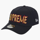 Supreme Sharp Spellout Adjustable New Era Cap Navy
