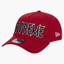 Supreme Sharp Spellout Adjustable New Era Cap Red
