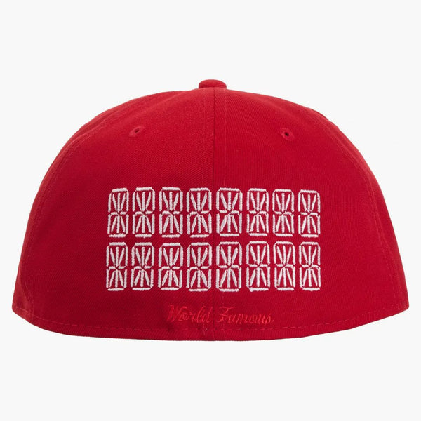 Supreme Sharpie Box Logo New Era Fitted Cap Red