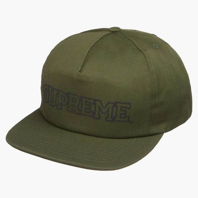Supreme Shaattered Logo 5-Panel Olive