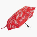 Supreme Shedrain Street Signs Umbrella Red