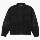 Supreme Shibori Denim Trucker Jacket svart