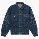 Supreme Shibori Denim Trucker Jacket Rigid Indigo