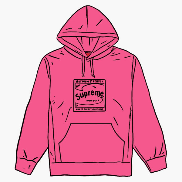 Supreme Shine Hooded Sweatshirt Magenta