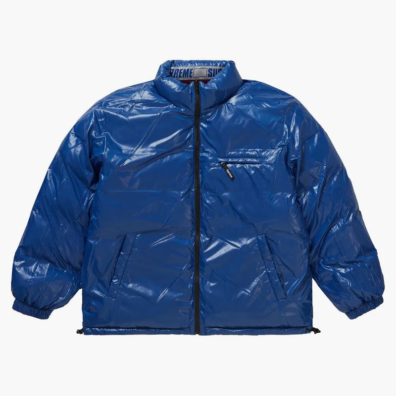 Supreme Shiny Reversible Puffy Jacket Orange