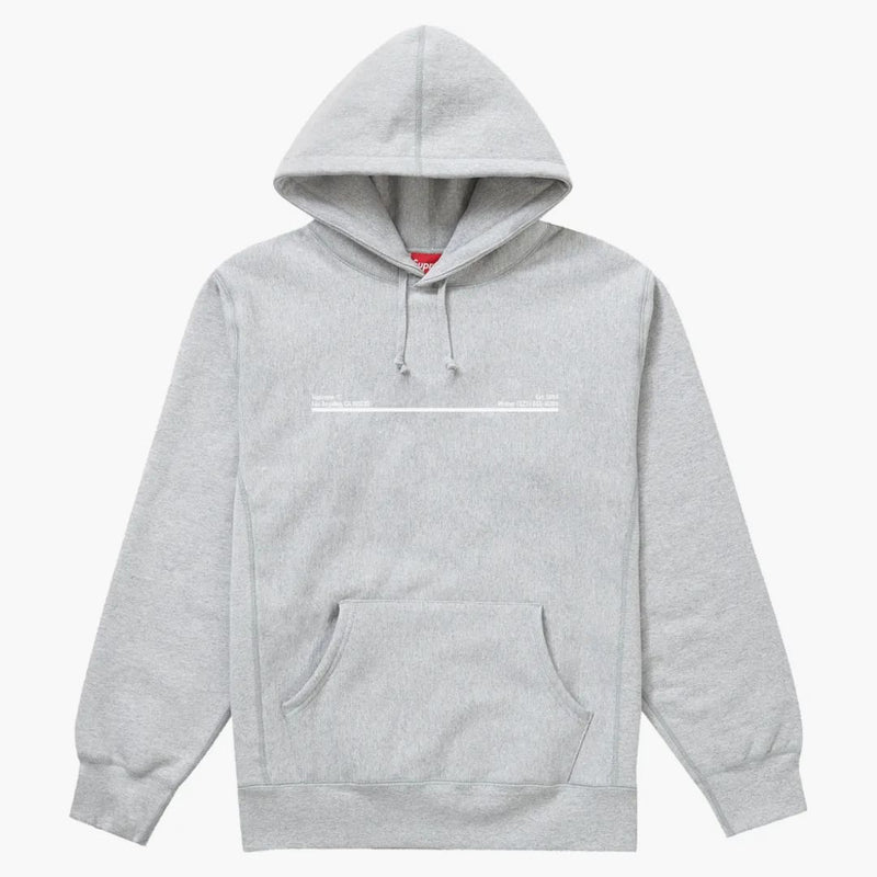 Nejvyšší obchod s kapucí s kapucí Heather Grey Los Angeles