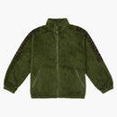 Supreme Shoulder Logo Fleece Jacket Green