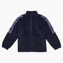 Supreme Shoulder logo fleece jacket navy