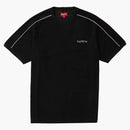 Supreme Shoulder Stripe Terry S/S Top Black