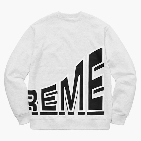 Supreme Side Arc Crewneck Ash Grey