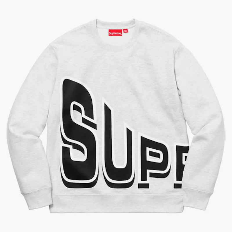 Supreme Side Arc Crewneck Ash Grey