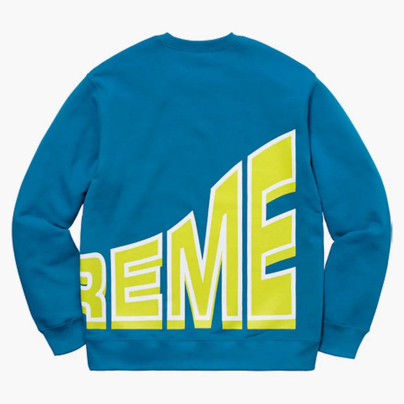 Supreme Side Arc Crewneck Dark Aqua