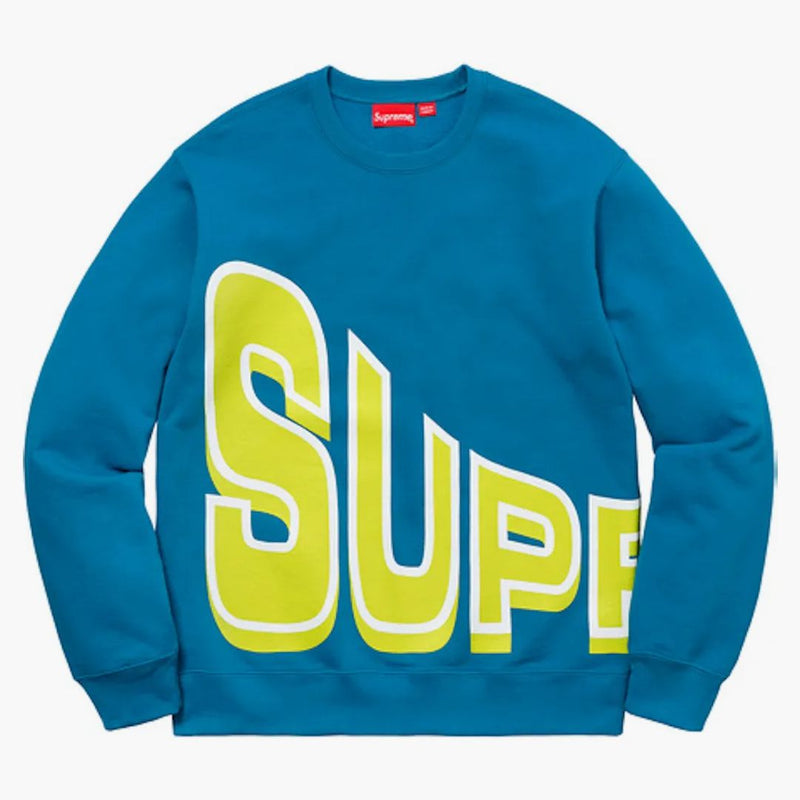 Supreme Side Arc Crewneck Dark Aqua