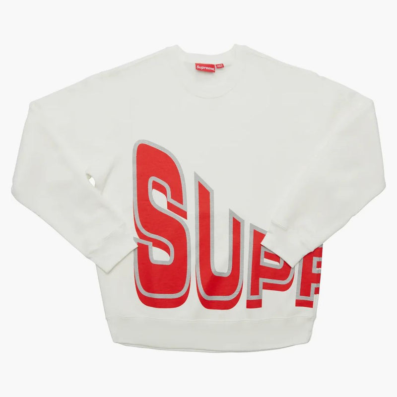Side Supreme Arc Crewneck White