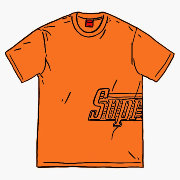 Supreme Side Logo S/s Top Orange