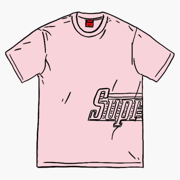 Supreme Side Logo S/S Top Pink