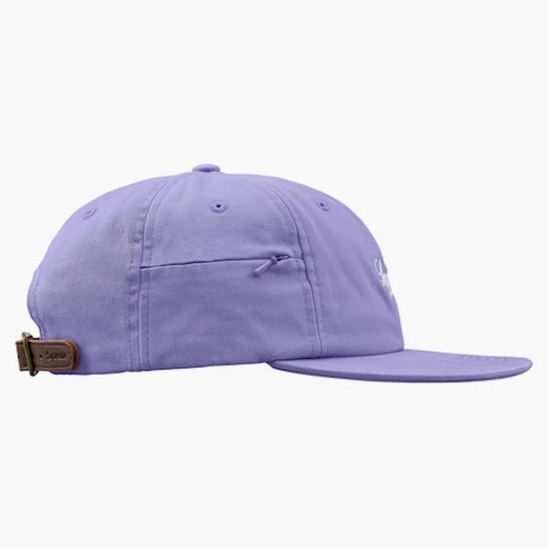 Supreme Side Pocket Script Logo 6-panel Light Purple