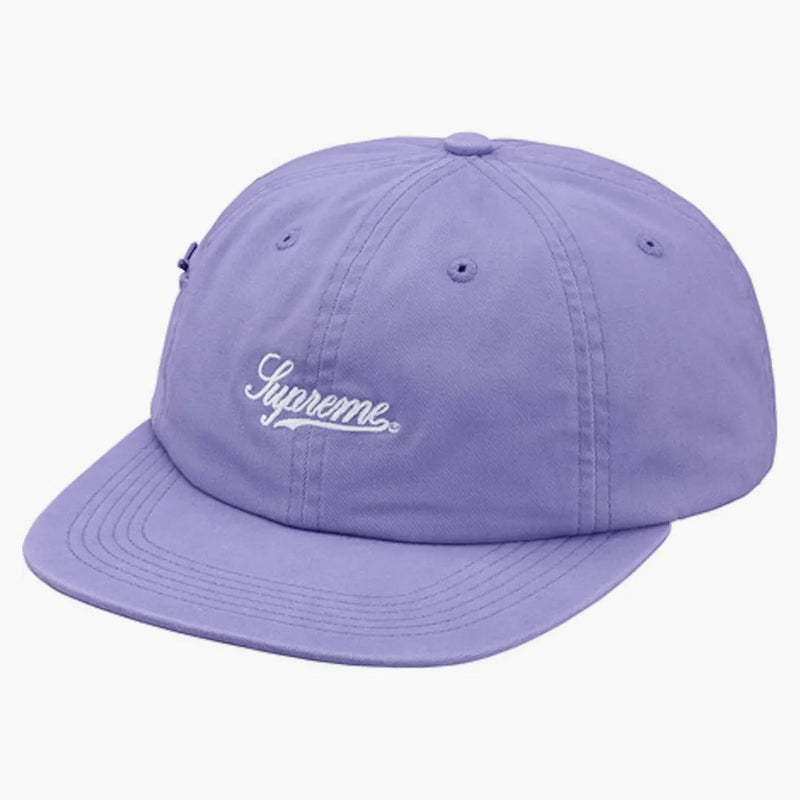 Supreme Side Pocket Script Logo 6-panel Light Purple
