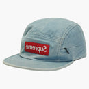 Supreme Side Zip Camp Cap Denim