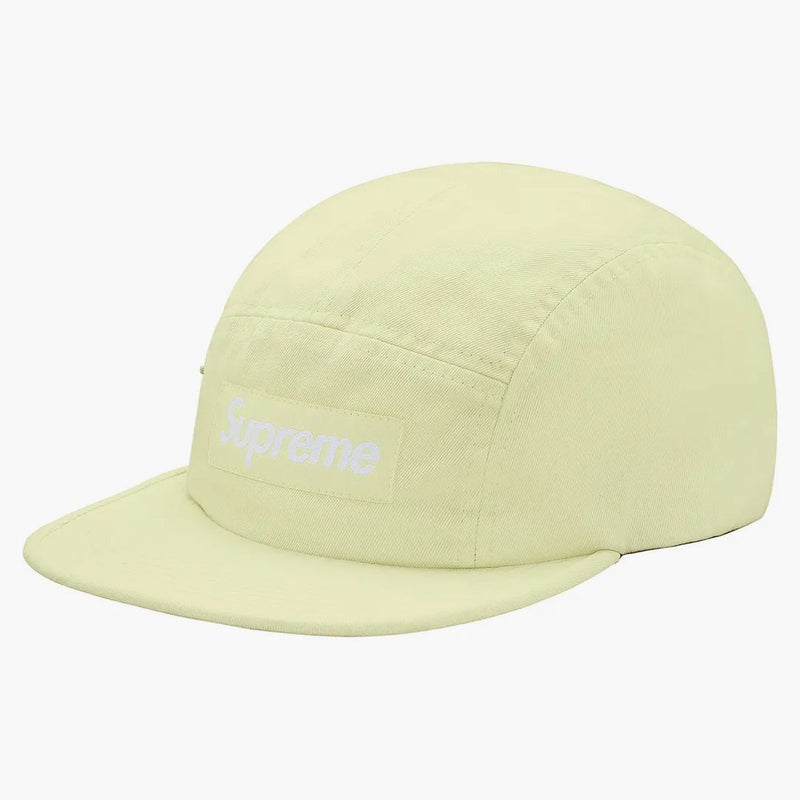 Supreme Side Zip Camp Cap Pale Lime