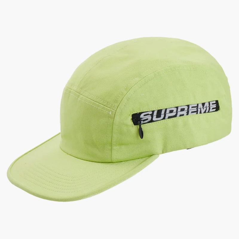 Supreme Side Zip Camp Cap (ss19) Light Neon Green