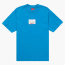 Supreme Signature Label S/S Top Bright Blue