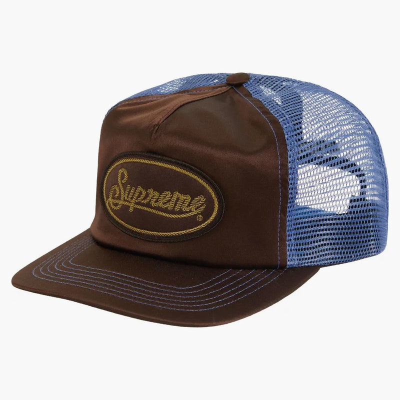 Supreme Silk Mesh Back 5-Panel Brown