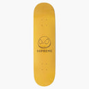 Supreme Skeleton Skateboard Deck Yellow