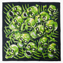 Supreme Skull Pile Bandana Green